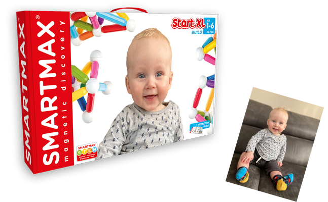 SmartMax My First People Magnetic Construction Set, Steam Rocket